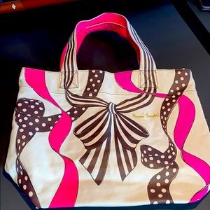 Henri Bendel Canvas Tote Bag